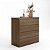 Cômoda para Quarto Lince 100% MDF 90x91cm 4 Gavetas Puxadores Cava - Imagem 7