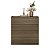 Cômoda para Quarto Lince 100% MDF 90x91cm 4 Gavetas Puxadores Cava - Imagem 8