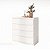Cômoda para Quarto Lince 100% MDF 90x91cm 4 Gavetas Puxadores Cava - Imagem 4