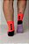 Meia Fastpace Cano Curto-Arrows Laranja Neon 34/39 - Imagem 2