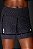 Bermuda Grit Bossa 3 Bolsos 15cm Reflect-Preto - Imagem 1