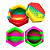 Container de Silicone (Slick) Hexagonal Abelha - 26ml - Imagem 2