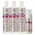 Kit Ápice Cosméticos Cachos Shampoo, Condicionador, Gelatina e Mousse - Imagem 1
