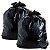 Saco para Lixo P5 40 litros 60 x 65 Preto Fortbag pct 100 - Imagem 1