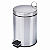 Lixeira Inox 20 Litros Cesto Com Pedal E Balde Removivel - Imagem 1