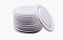 Tampa Marmitex de Isopor 500 ml Total Plast 2x50 - Imagem 1