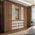 DORM. GUARDA ROUPA CADIS AMÊNDOLA/OFF WHITE - Imagem 1