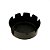 Cinzeiro Redondo de Plástico Kaf-Plast Preto 9cm c/12 peças - Imagem 4