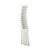 Kit 100 Pente Branco Curvo Embalado Individual Hotel Motel - Imagem 1