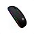 Mouse Sem Fio Recarregável Led Carregador Usb Laptop PC Game - Imagem 2