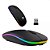 Mouse Sem Fio Recarregável Led Carregador Usb Laptop PC Game - Imagem 1