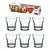 Kit 6 Copo Shot Drink de Vidro 53ml Texas Cachaça Whisky - Imagem 2