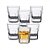 Kit 6 Copo Shot Drink de Vidro 53ml Texas Cachaça Whisky - Imagem 1