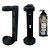 Suporte Preto Dispenser Frasco 400ml Hotel Motel Estoril - Imagem 1