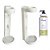 Suporte Branco Dispenser Frasco 400ml Hotel Motel Estoril - Imagem 1