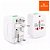 Adaptador Universal Tomada Bivolt Compacto Eua Europa Ásia - Imagem 1