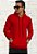 Blusa Moletom Canguru Vermelha - Imagem 1