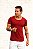 Camiseta Gola Canoa Vinho - Imagem 3