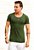 Camiseta Gola Canoa Verde Militar - Imagem 1