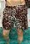 Shorts Viscose Animal Print - Imagem 1
