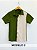 Camisa Bicolor Verde Militar C/ Nude - Imagem 3