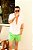 Shorts Viscose Verde Claro - Imagem 3
