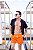 Shorts Linho Laranja - Imagem 2