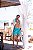 Shorts Linho Azul - Imagem 3