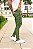Calça Recorte Verde Militar - Imagem 3