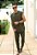 Conjunto Regata Machão + Calça verde Militar - Imagem 1