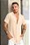 Camisa Texturizada Marfim - Imagem 1