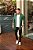 Cardigan Masculino Suede Verde Militar - Imagem 3