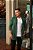 Cardigan Masculino Suede Verde Militar - Imagem 2