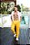 Calça Masculina Viscose Amarela - Imagem 3