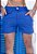 Mini Shorts Linho Azul Royal - Imagem 1