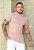 Camiseta Gola Alta Canelada Nude - Imagem 1