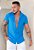 Camisa Texturizada Azul Celeste - Imagem 1