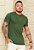 Camiseta Gola Média Verde Militar - Imagem 1
