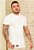 Camiseta Gola Média Off White - Imagem 1