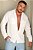 Camisa Oversized Texturizada Off White - Imagem 1