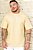 Camiseta Oversized Amarelo Manteiga - Imagem 1