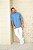 Camiseta Oversized Azul Celeste - Imagem 4
