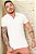 Camiseta Gola Padre Texturizada Off White - Imagem 1