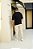 Camiseta Oversized Moletinho Preta - Imagem 4