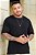 Camiseta Oversized Moletinho Preta - Imagem 1