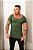 Camiseta Gola Canoa Verde Militar - Imagem 2