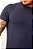Camiseta Canelada Gola Média Azul Marinho - Imagem 2