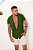Camisa Gola Padre Verde Militar - Imagem 4