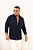 Camisa Oversized Texturizada Azul Marinho - Imagem 4