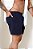 Shorts Alfaiataria Linho Azul Marinho - Imagem 3